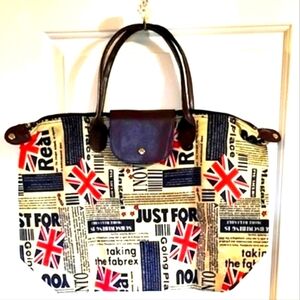 Great Large Tote Bag UK Motif Brand New